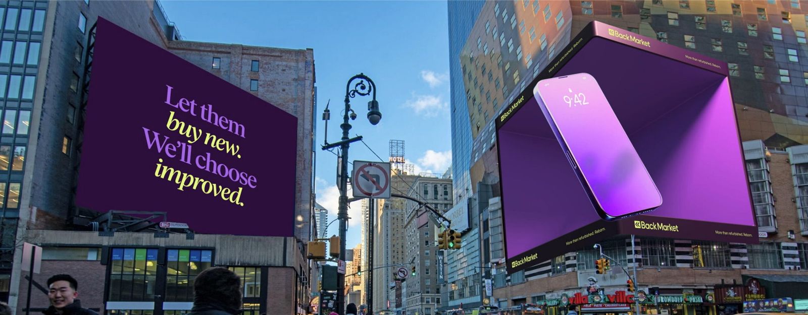 Back Market Tech Reborn billboards